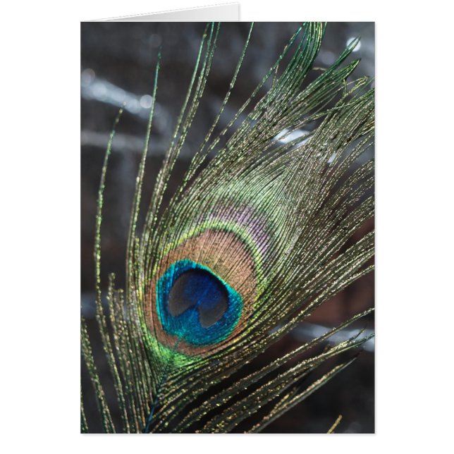 Metalisk bockludd hälsningskort (Framsidan)