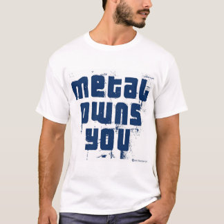 Metall äger dig t shirt
