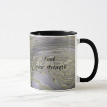 Metall akrylvitlök Stil Mugg