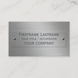 Metall anpassningsbar affärskort visitkort