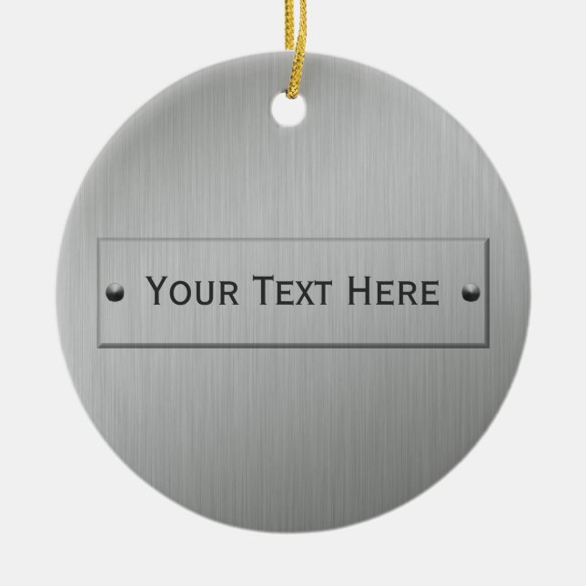 Metall anpassningsbarnas utsmyckning julgransprydnad keramik (Framsidan)