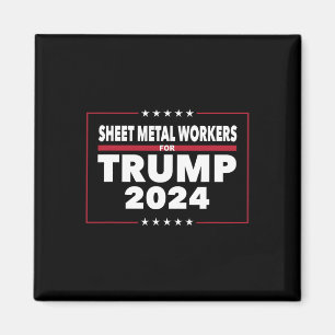 Metall-arbetare för trumpens skull 2024 magnet