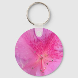 Metall blomma nyckelring