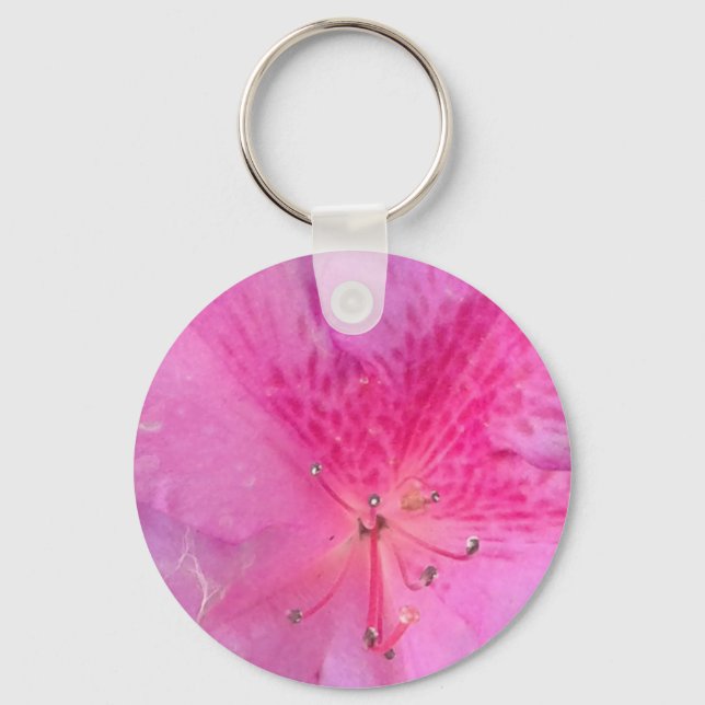 Metall blomma nyckelring (Framsida)