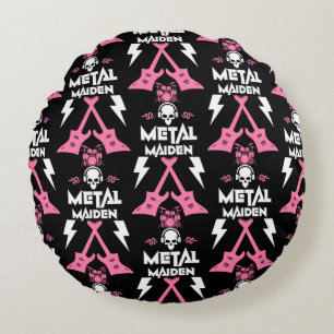 Metall Chick Music Fläkt Rund Kudde