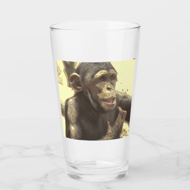 metall Chimp Glaskopp (Framsida)