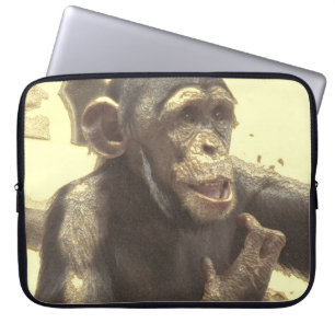 metall Chimp Laptop Fodral