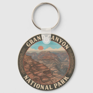 Metall Circle 2": Grand Canyon National Park Nyckelring