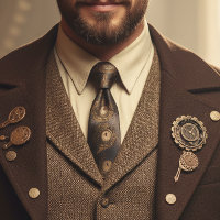 Metall Clock Steampunk Vintage Industrial