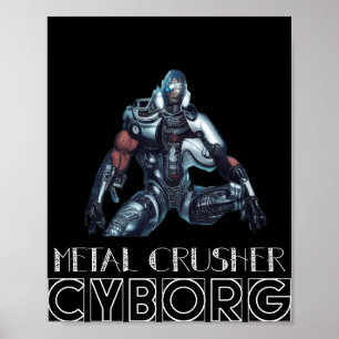Metall Crusher Cyborg Poster