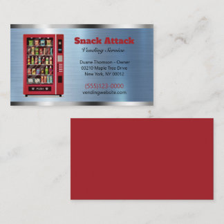 Metall Design Food Snack-leverantörsleverantörens  Visitkort
