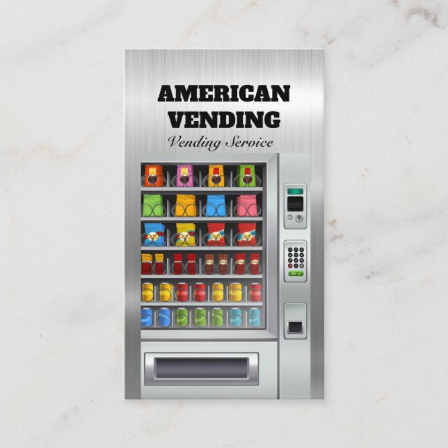 Metall-design för servertjänsten för matsäck visitkort (Framsida)