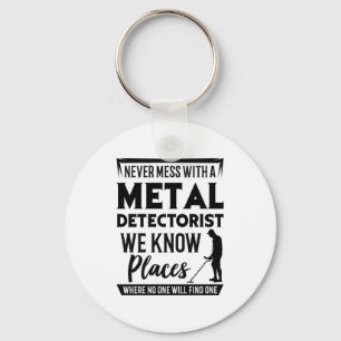 Metall Detectorist Nyckelring