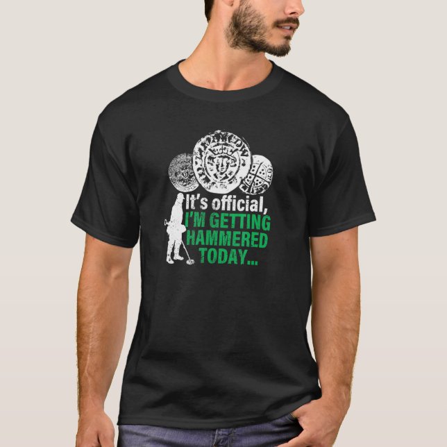 Metall Detectorist T Shirt (Framsida)