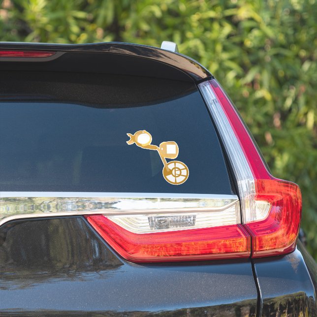 Metall-detektor Klistermärken (Bilsidan)