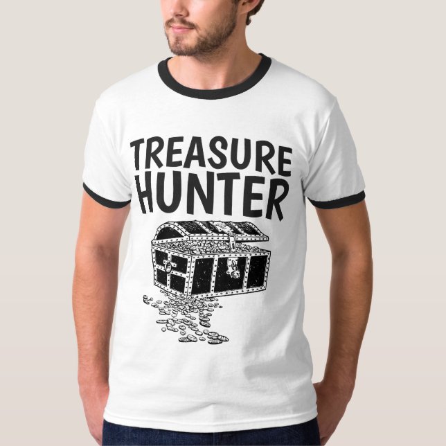Metall-detektor, TRÄHUNTER T-Shirts (Framsida)