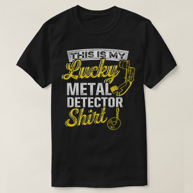 Metall detektor Treasure hunter Probe walker T Shirt (Design framsida)