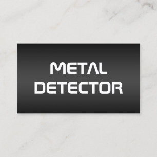 Metall-detektor Visitkort