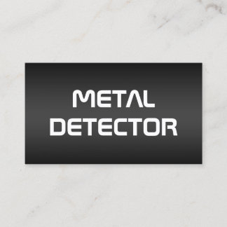 Metall-detektor Visitkort