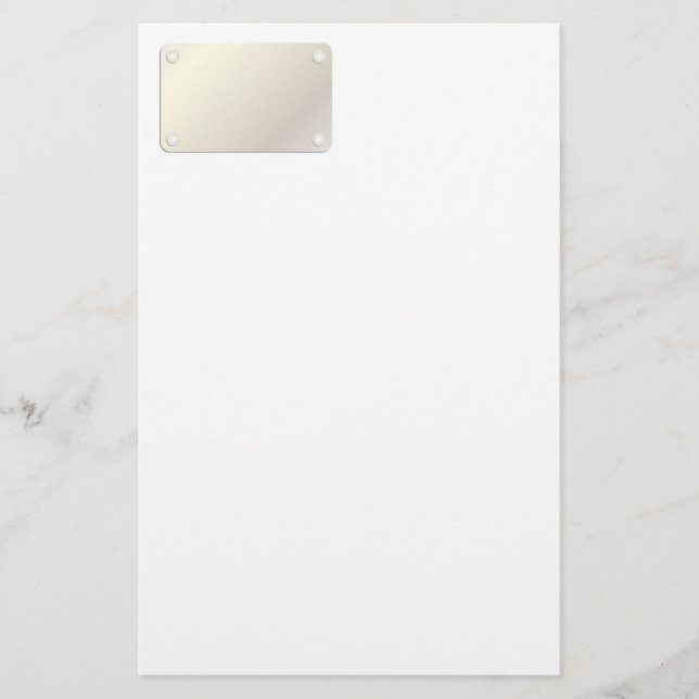 Metall diamant mönster brevpapper (Framsida)