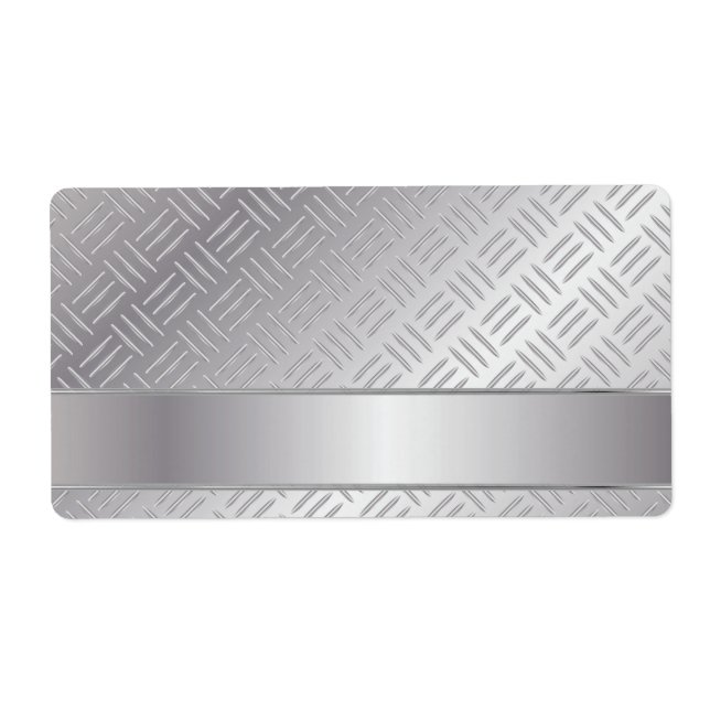 Metall diamant mönster fraktsedel (Framsidan)