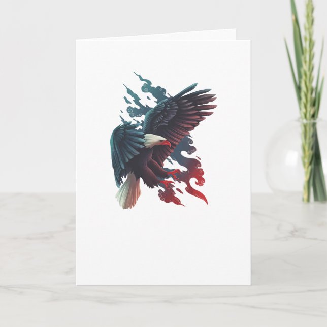Metall Eagle Kort (Framsida)