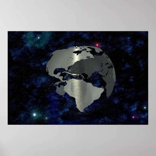 Metall Earth Poster (Framsidan)
