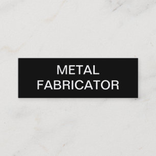 metall fabricator mini visitkort