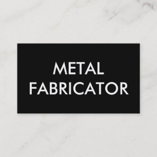 metall fabricator visitkort