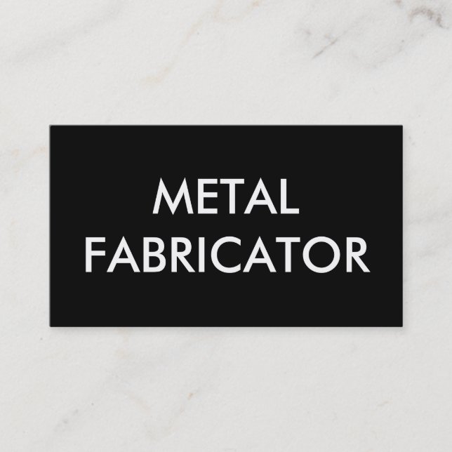 metall fabricator visitkort (Framsida)
