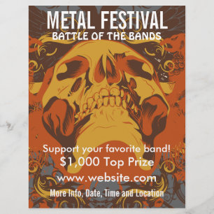 Metall-festival 2 Music Flyer