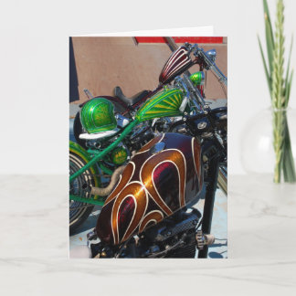 Metall flake Birthday Card Kort