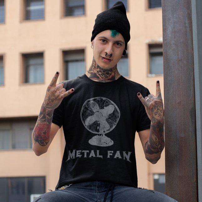 Metall Fläkt Heavy Metall Music T Shirt (Skapare uppladdad)