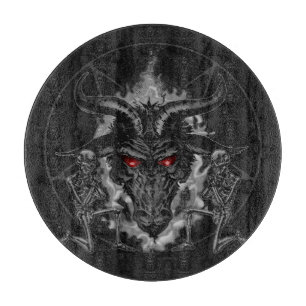 Metall för Baphomet Pentagramsvart