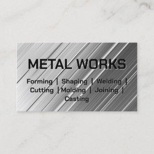 Metall Forming, svetsning, styckningsarbeten Visitkort
