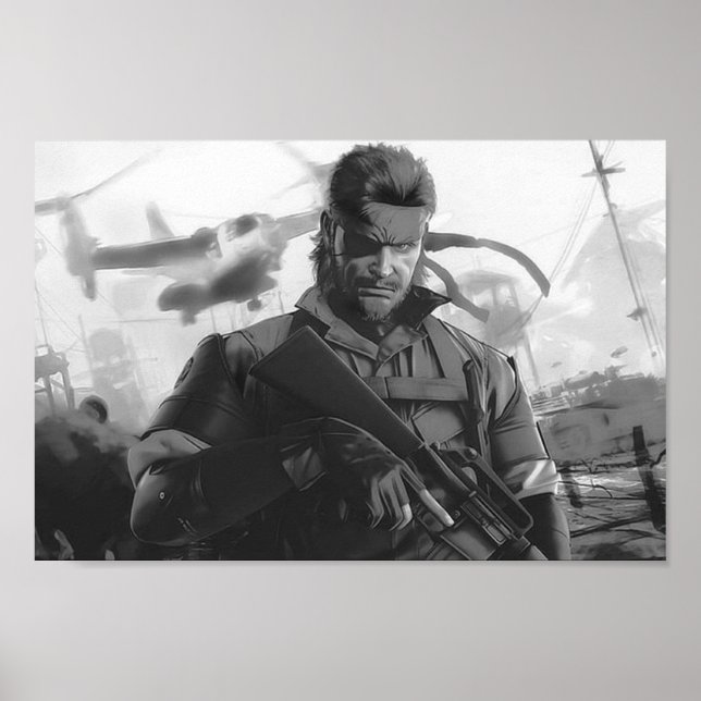 Metall Gear Solid Big Chef Poster (Framsidan)