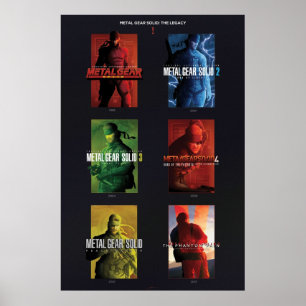 Metall Gear Solid Legacy Metall Gear Solid IV Trib Poster