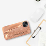 Metall Glitter Se 3-D Ro guld Wave Namn<br><div class="desc">Utformningen är ett foto och fodral är inte tillverkat med glitter, sekvenser, metall eller skogen. Denna design finns även tillgänglig på andra mobila modeller. Välj Enhetstyp om du vill visa andra iPhone, Samsung Galaxy eller Google fodral. Vissa stilar kan ändras genom att markera Stil om det är ett alternativ. Du...</div>