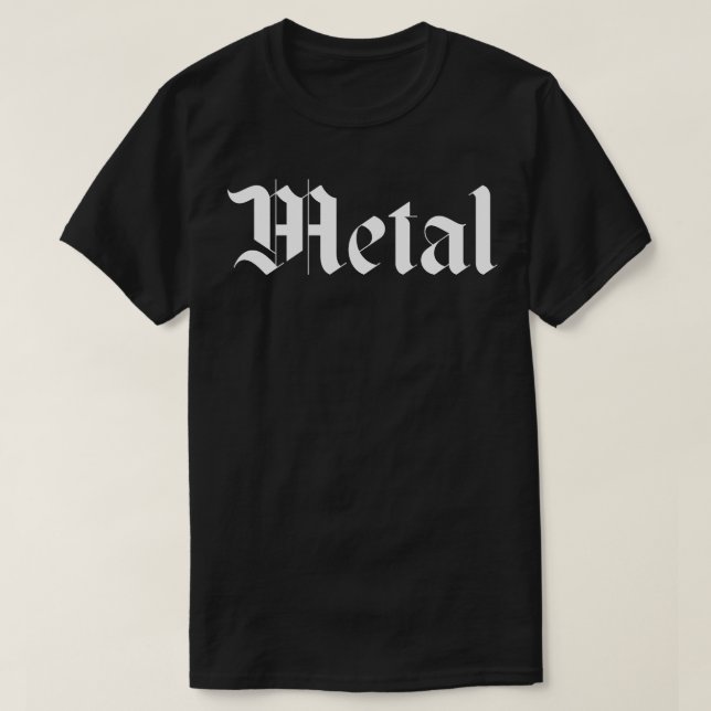metall gothic t shirt (Design framsida)