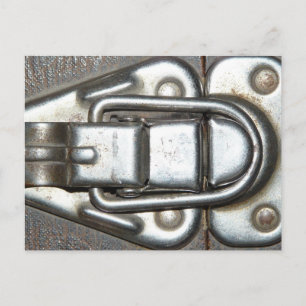 Metall Grunge Latch Vykort
