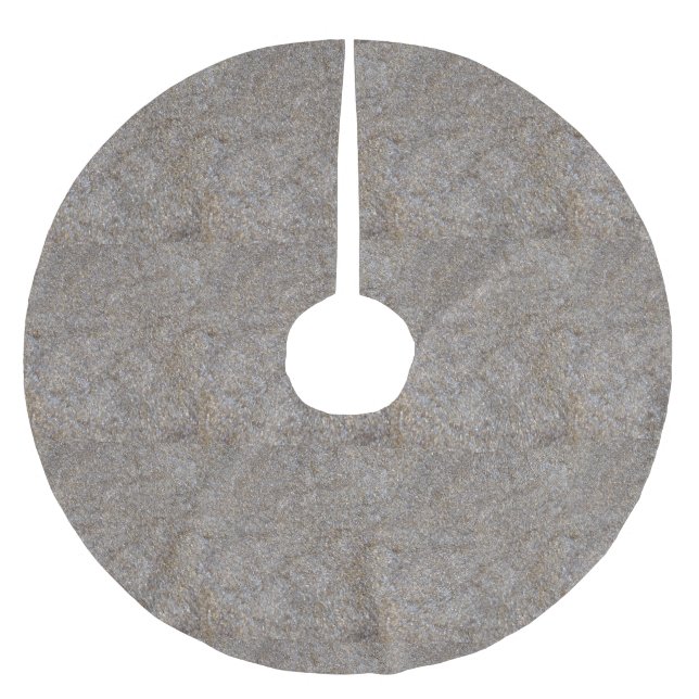 metall guld chip julgransmatta borstad polyester (Framsidan)