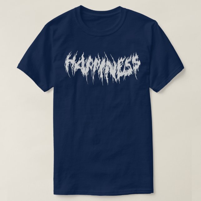 Metall Happity T Shirt (Design framsida)