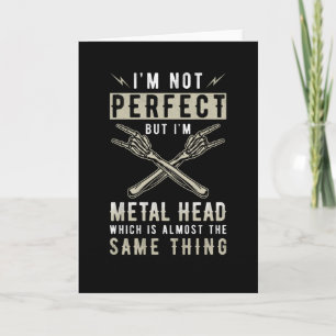 Metall Head Metall Music Fläkt Sälj Kort