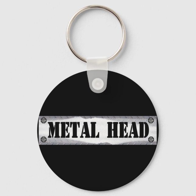 Metall Head Nyckelring (Framsida)