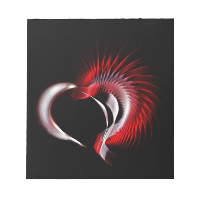 Metall Heart Anteckningsblock (Framsida)