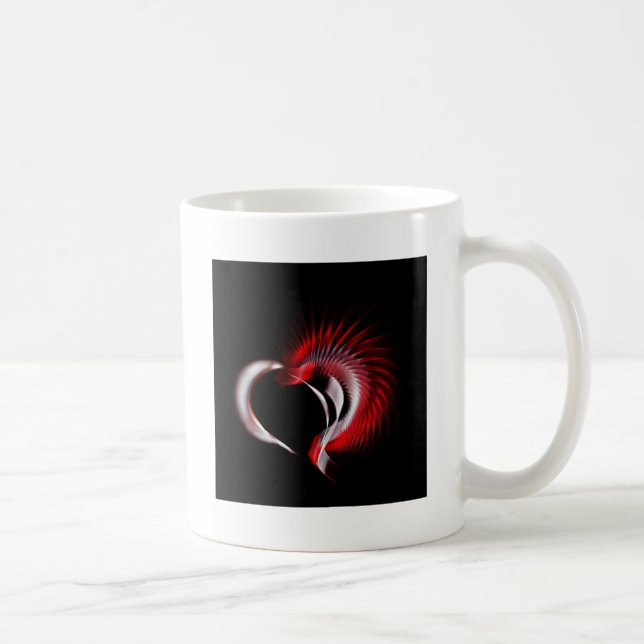 Metall Heart Kaffemugg (Höger)