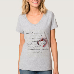 Metall Heart med Shakespeares sonnet 18 Tröja