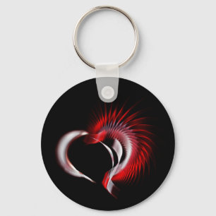 Metall Heart Nyckelring