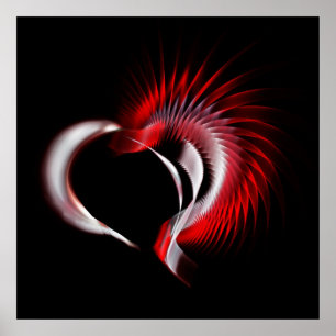 Metall Heart Poster