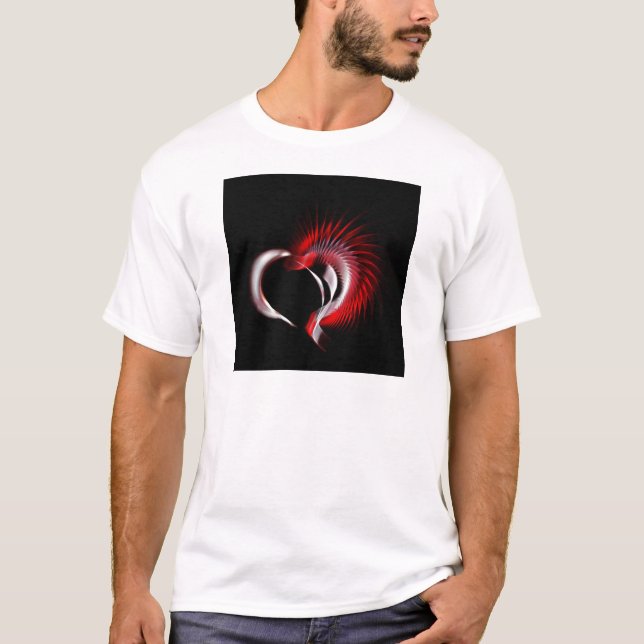 Metall Heart Tee Shirt (Framsida)